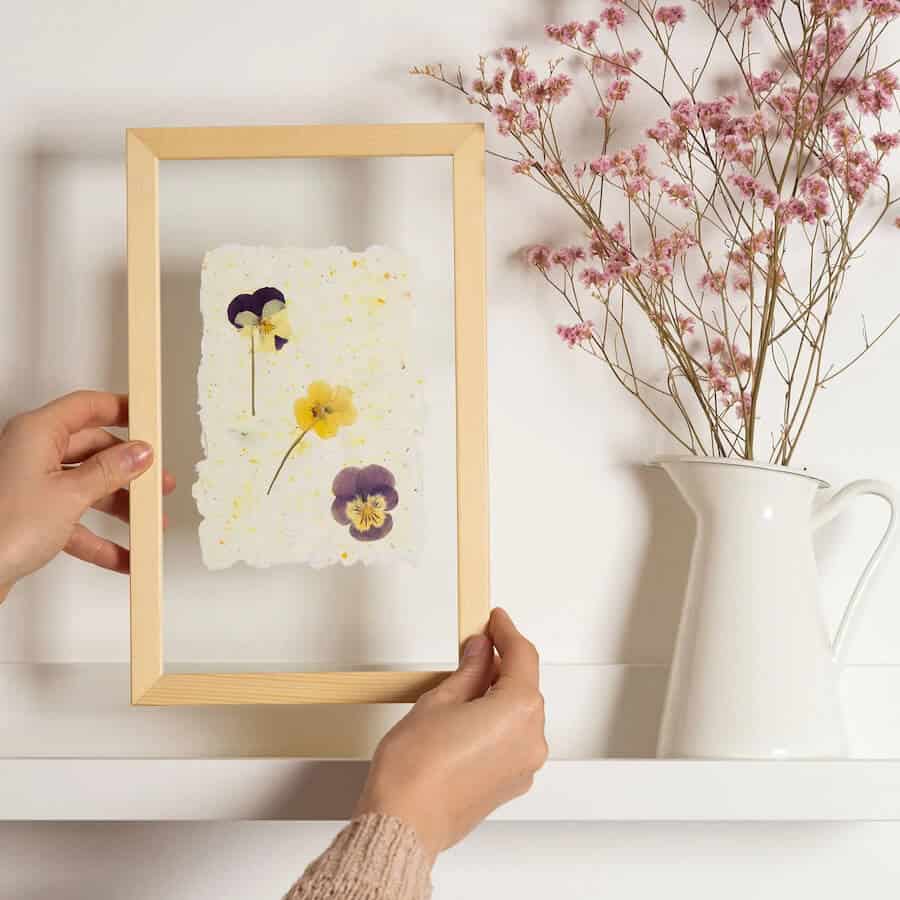 wooden frame